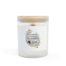 Load image into Gallery viewer, Bee Kind Frosted Glass Candle — 11oz