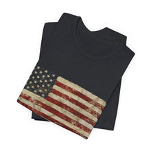 Load image into Gallery viewer, American Flag Unisex Jersey Short Sleeve Tee
