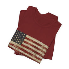 Load image into Gallery viewer, American Flag Unisex Jersey Short Sleeve Tee
