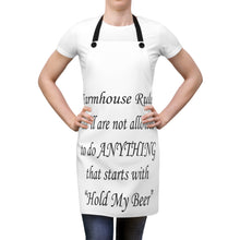 Load image into Gallery viewer, Farmhouse Rules Apron