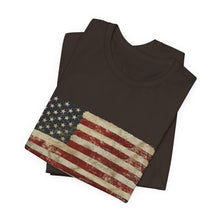 Load image into Gallery viewer, American Flag Unisex Jersey Short Sleeve Tee