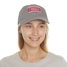 Load image into Gallery viewer, Go Farm Leather Patch Dad Hat — Rustic Farm Life Baseball Cap
