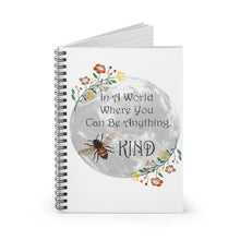 Load image into Gallery viewer, Spiral Notebook - Ruled Line - Bee Kind