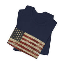 Load image into Gallery viewer, American Flag Unisex Jersey Short Sleeve Tee