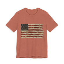 Load image into Gallery viewer, American Flag Unisex Jersey Short Sleeve Tee