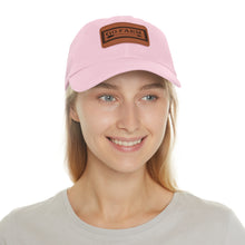 Load image into Gallery viewer, Go Farm Leather Patch Dad Hat — Rustic Farm Life Baseball Cap