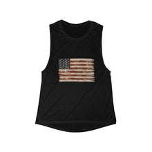 Load image into Gallery viewer, American Women's Flowy Scoop Muscle Tank