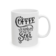 Load image into Gallery viewer, Coffee Lover Mug — Vintage Coffee Co. Logo Ceramic Mug (11oz &amp; 15oz)