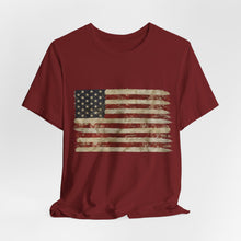 Load image into Gallery viewer, American Flag Unisex Jersey Short Sleeve Tee