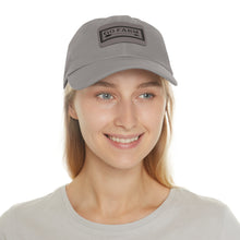 Load image into Gallery viewer, Go Farm Leather Patch Dad Hat — Rustic Farm Life Baseball Cap