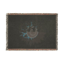 Load image into Gallery viewer, Sunflower Woven Blanket — "Just a Wildflower in Love with the Sunshine" Cozy Throw