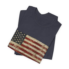 Load image into Gallery viewer, American Flag Unisex Jersey Short Sleeve Tee