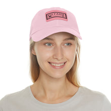 Load image into Gallery viewer, Go Farm Leather Patch Dad Hat — Rustic Farm Life Baseball Cap