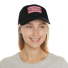 Load image into Gallery viewer, Go Farm Leather Patch Dad Hat — Rustic Farm Life Baseball Cap