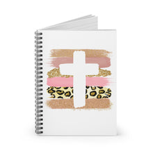 Load image into Gallery viewer, Cross Spiral Notebook - Ruled Line