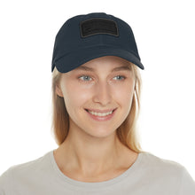 Load image into Gallery viewer, Go Farm Leather Patch Dad Hat — Rustic Farm Life Baseball Cap