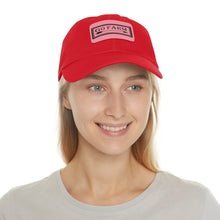 Load image into Gallery viewer, Go Farm Leather Patch Dad Hat — Rustic Farm Life Baseball Cap