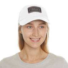 Load image into Gallery viewer, Go Farm Leather Patch Dad Hat — Rustic Farm Life Baseball Cap