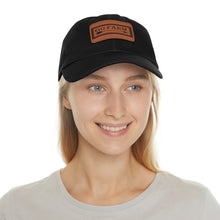 Load image into Gallery viewer, Go Farm Leather Patch Dad Hat — Rustic Farm Life Baseball Cap