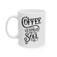 Load image into Gallery viewer, Coffee Lover Mug — Vintage Coffee Co. Logo Ceramic Mug (11oz &amp; 15oz)