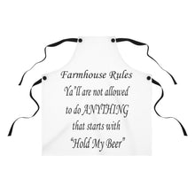 Load image into Gallery viewer, Farmhouse Rules Apron