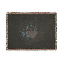 Load image into Gallery viewer, Sunflower Woven Blanket — "Just a Wildflower in Love with the Sunshine" Cozy Throw