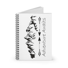 Load image into Gallery viewer, Adventure Awaits Spiral Notebook - Ruled Line