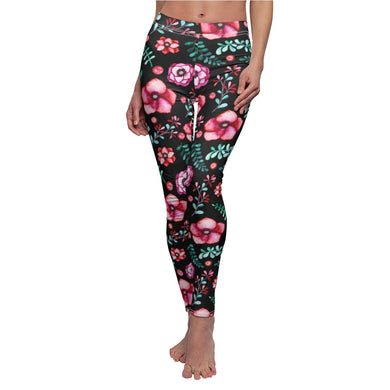 Floral Women's Cut & Sew Casual Leggings