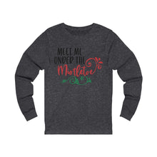 Load image into Gallery viewer, Mistletoe Unisex Jersey Long Sleeve Tee