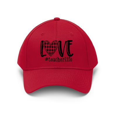 Teach Love Life Unisex Twill Hat