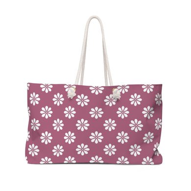 Purple Floral Weekender Bag