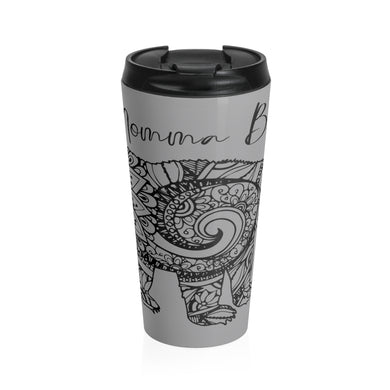Momma Bear Stainless Steel Travel Mug