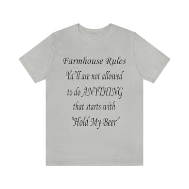 Farmhouse Rules Unisex Jersey Short Sleeve Tee