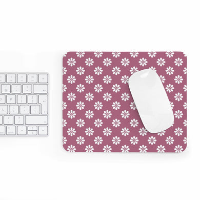 Purple Floral Mousepad