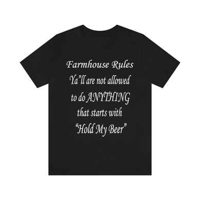 Copy of Copy of Farmhouse Rules Unisex Jersey Short Sleeve Tee