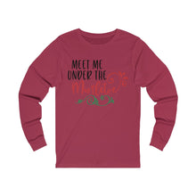 Load image into Gallery viewer, Mistletoe Unisex Jersey Long Sleeve Tee