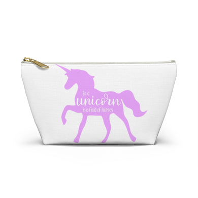 Be a Unicorn Accessory Pouch w T-bottom
