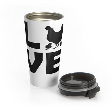 Chicken Love Stainless Steel Travel Mug