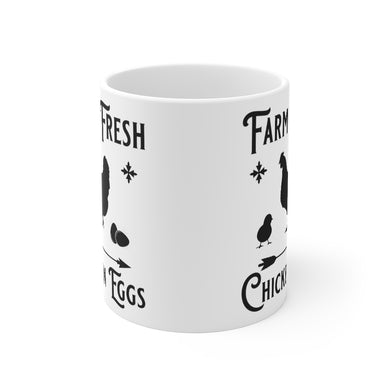 Farm Fresh Chicken Eggs Mug 11oz