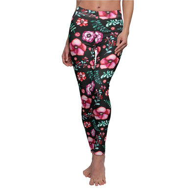 Floral Women's Cut & Sew Casual Leggings