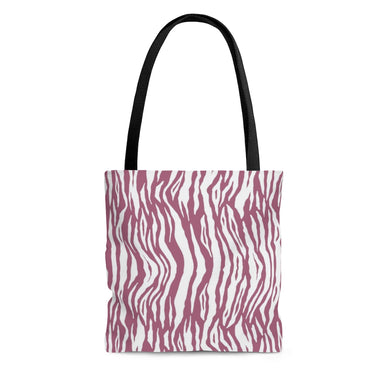 Pink Tiger Stripes AOP Tote Bag