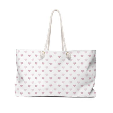 Pink Hearts Weekender Bag